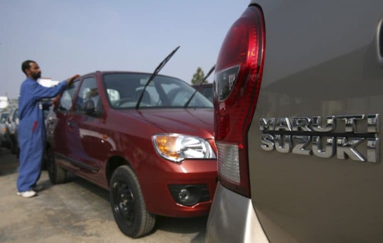 Maruti Suzuki 12月销售额增长20％至1.6万卢比