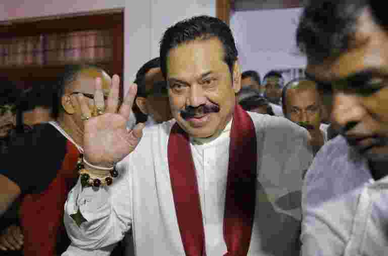 Rajapaksa担任新斯里兰卡总理的收费”
