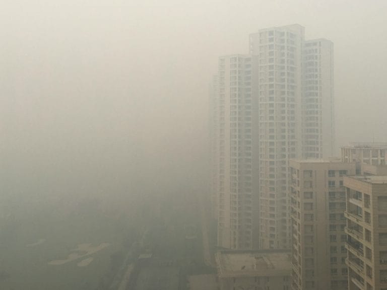 印度占世界最受污染的50个最污染的城市的一半，Gurugram上面列出了”