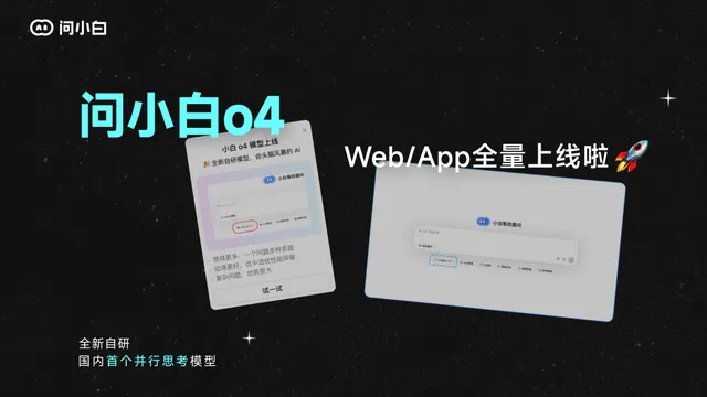会头脑风暴的 AI—国内首个并行思考模型 问小白o4 来啦！